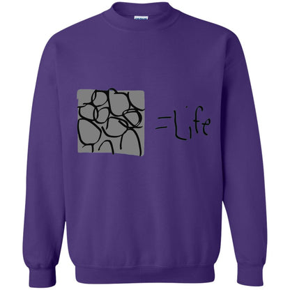 Cobblestone Equals Life Video Game Gamers Shirt Purple