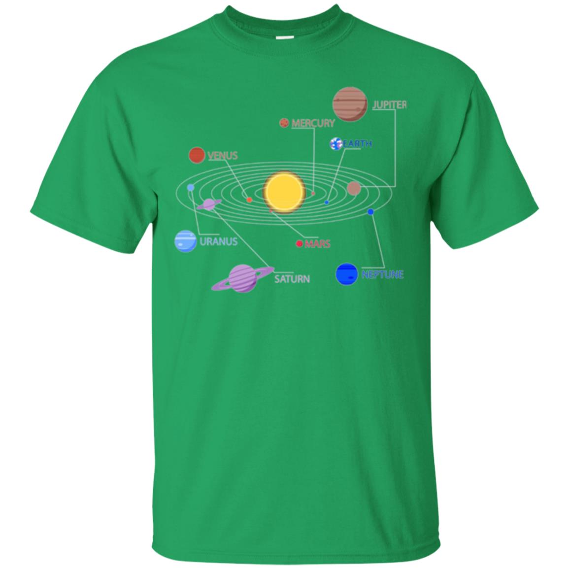 Solar System T-shirt Irish Green