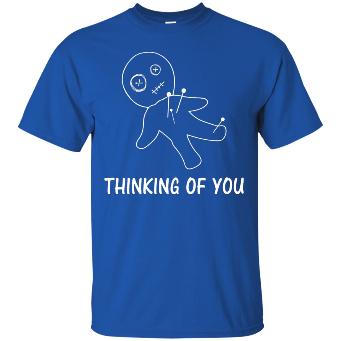 Thinking Of You Voodoo Doll T-shirt Royal