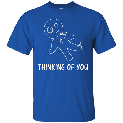 Thinking Of You Voodoo Doll T-shirt Royal