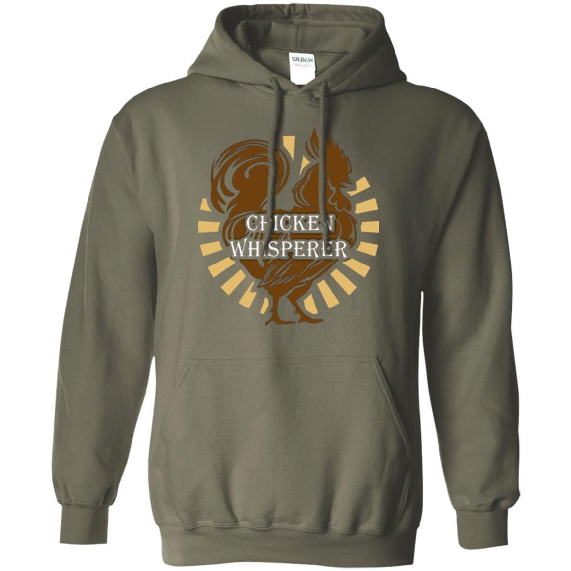 Farmer T-shirt Chicken Whisperer Military Green