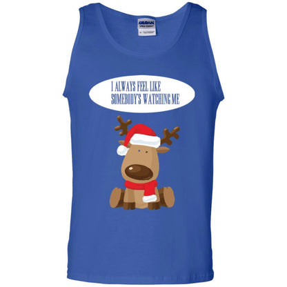 Christmas T-shirt I Always Feel Like Somebody's Watching Me Royal