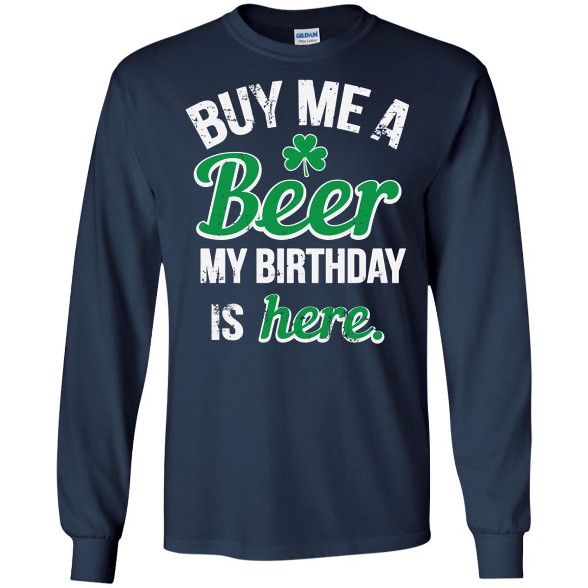 Buy Me A Beer Saint Patricks Day T-shirt Navy