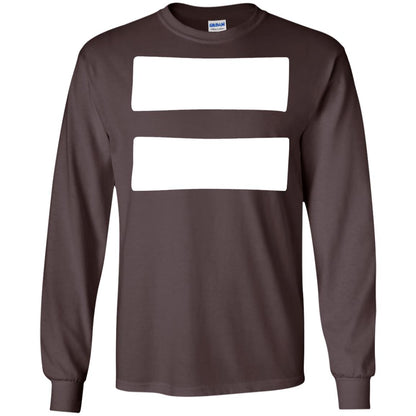 Equals Sign T-shirt Equality Symbol Feminism Dark Chocolate