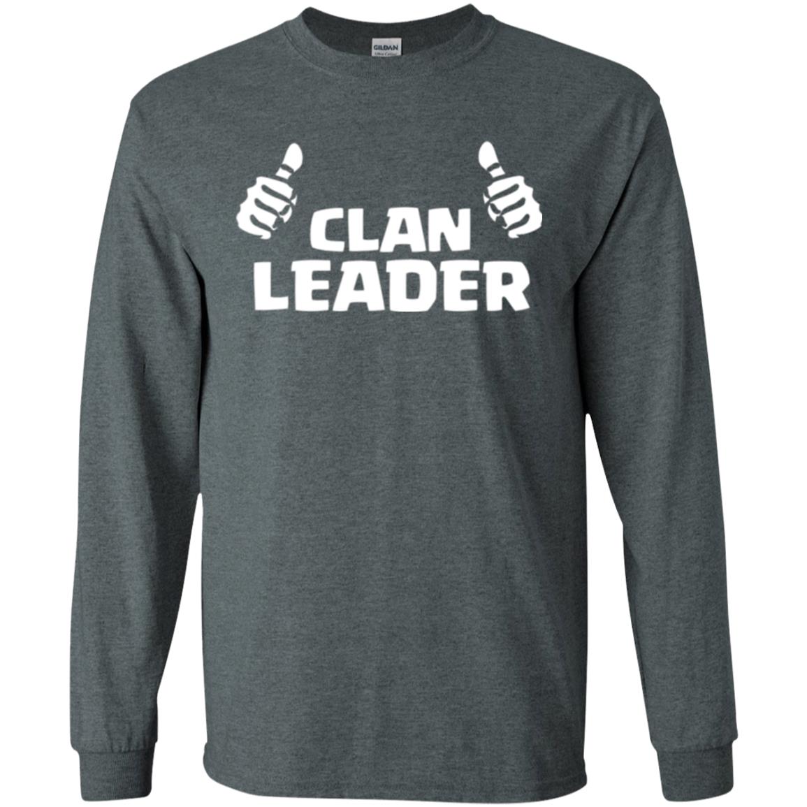 Mobile Gamers T-shirt Clan Leader Dark Heather