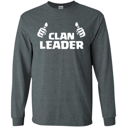 Mobile Gamers T-shirt Clan Leader Dark Heather
