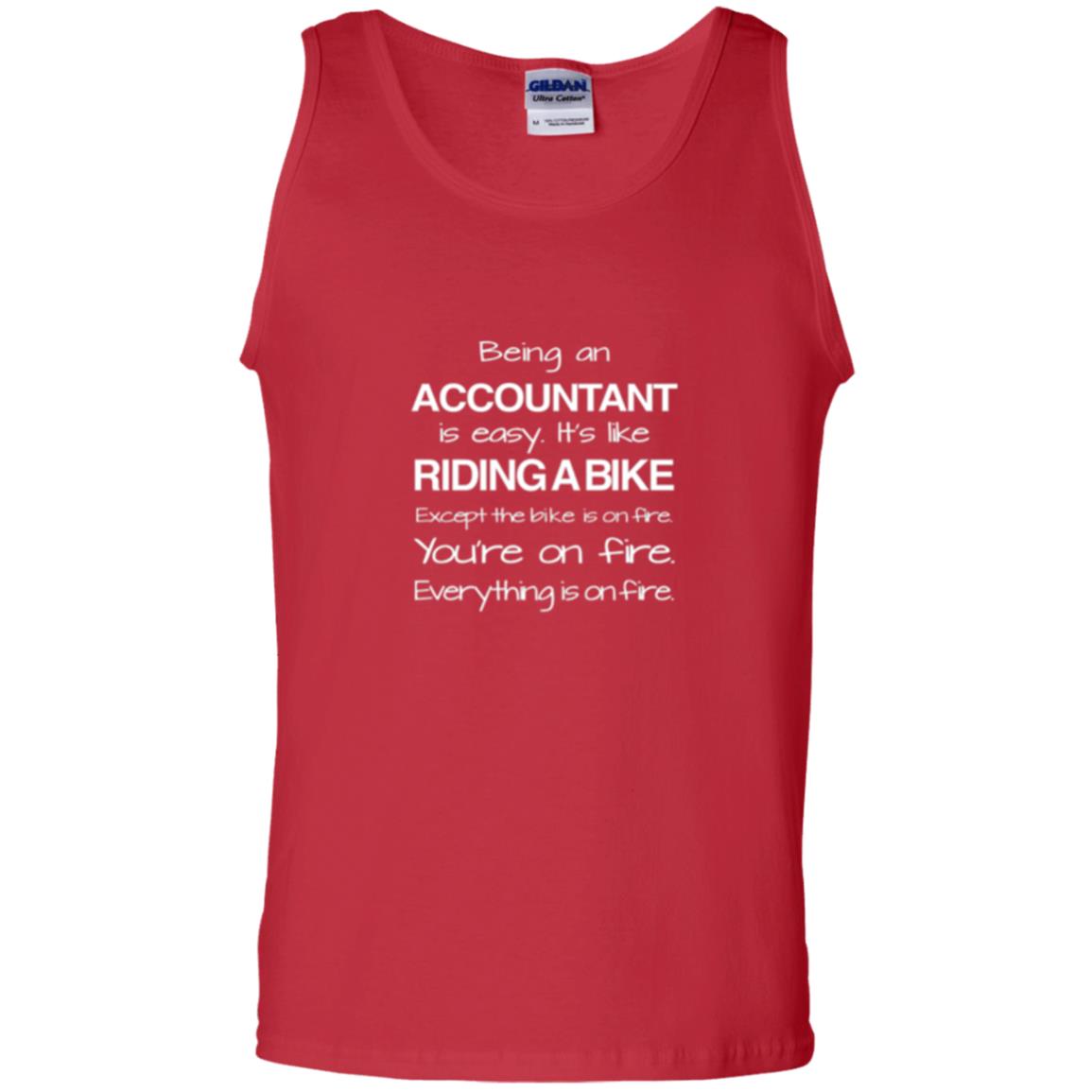 Cool Accountant T-shirt Being An Accountant Red