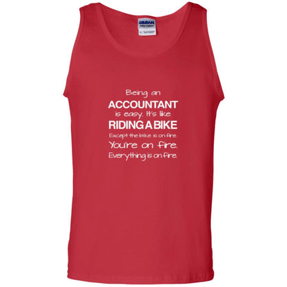Cool Accountant T-shirt Being An Accountant Red