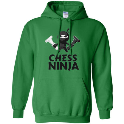 Funny Chess Ninja T-shirt Irish Green