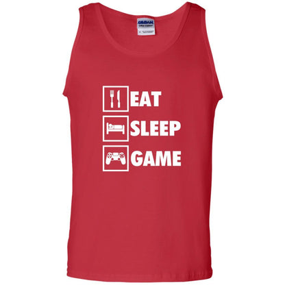 Gamer T-shirt Eat Sleep Game Red
