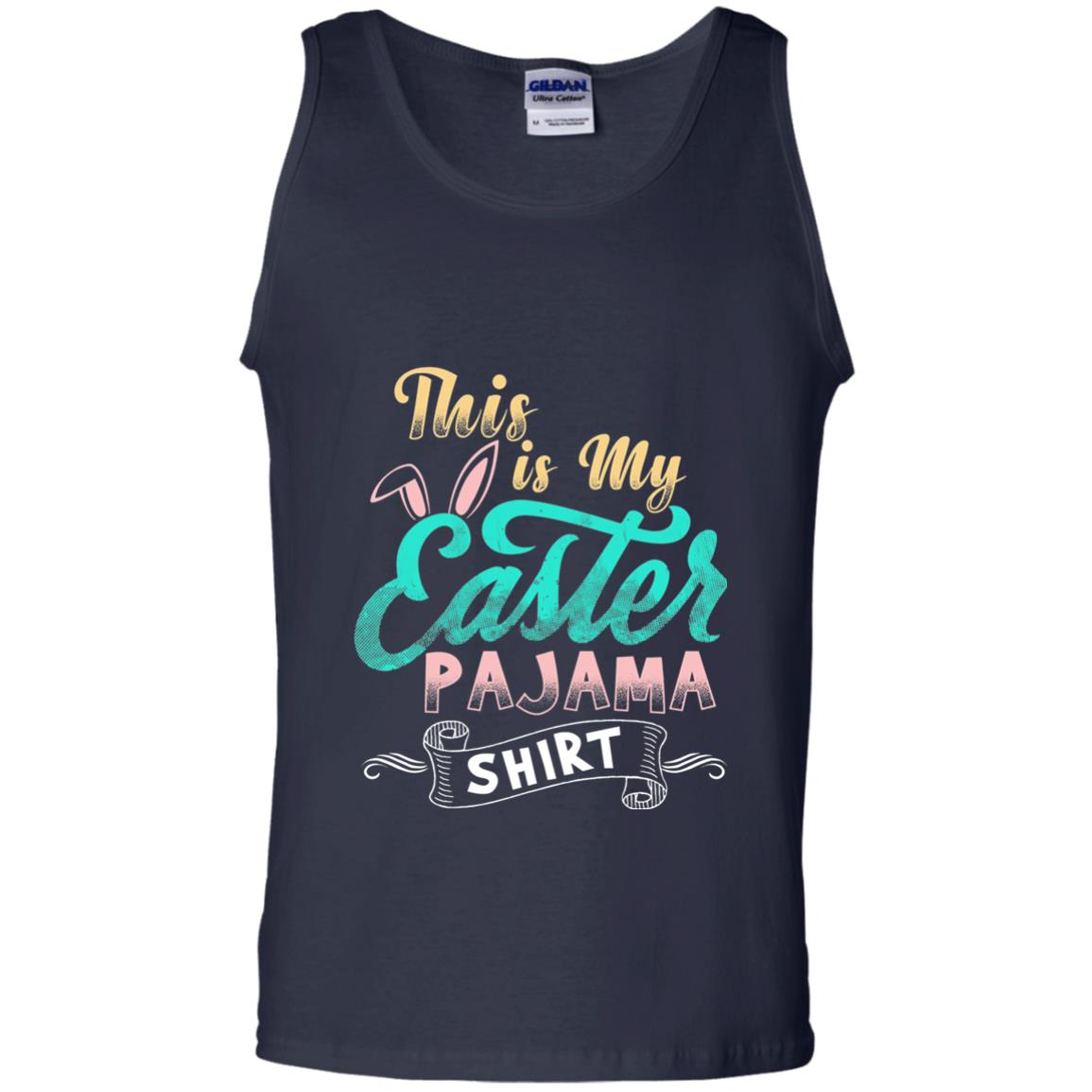 Easter T-shirt This Is Easter Pajama Shirt Navy
