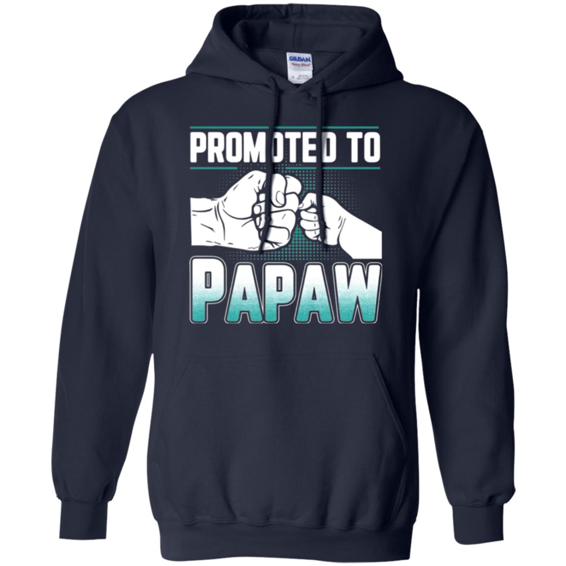 Promoted To Papaw Papa T-shirt Navy