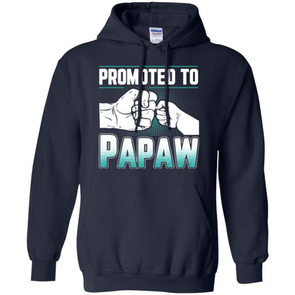 Promoted To Papaw Papa T-shirt Navy