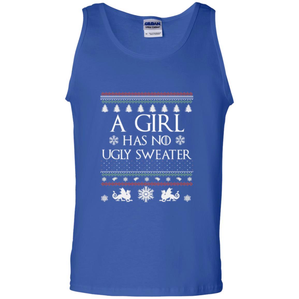 Christmas T-shirt Girl Has No Ugly Sweater Royal