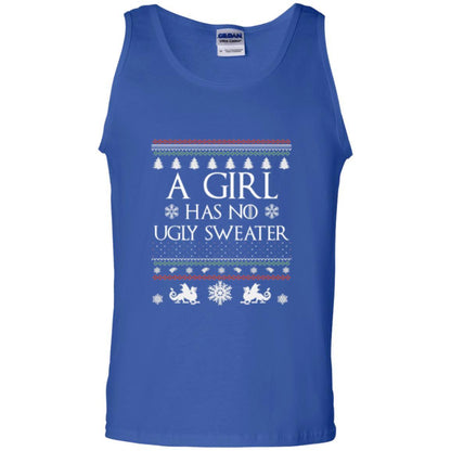 Christmas T-shirt Girl Has No Ugly Sweater Royal