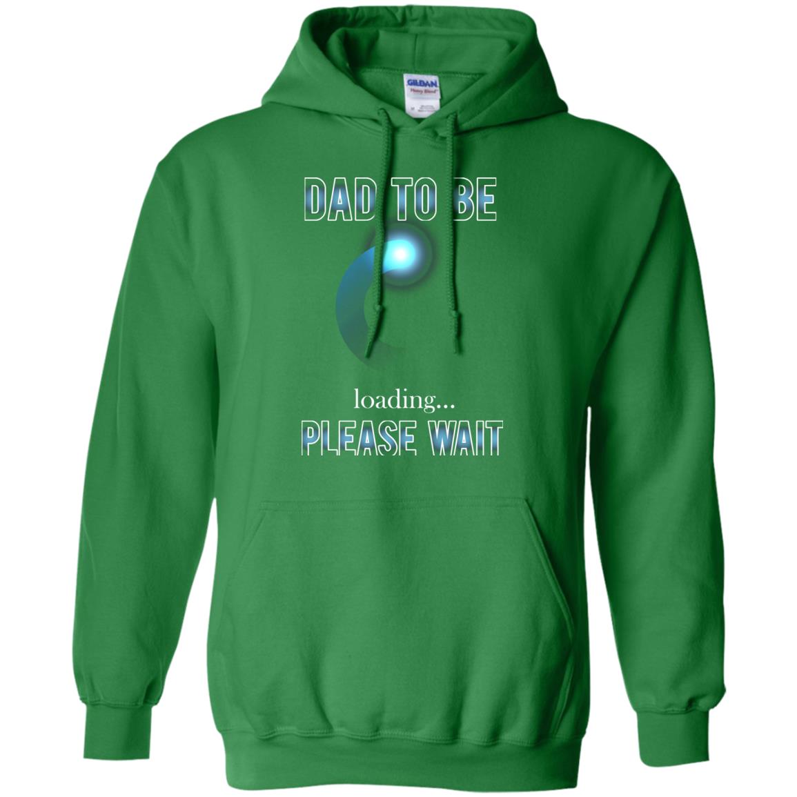 Daddy T-shirt Dad To Be Loading Please Wait Irish Green