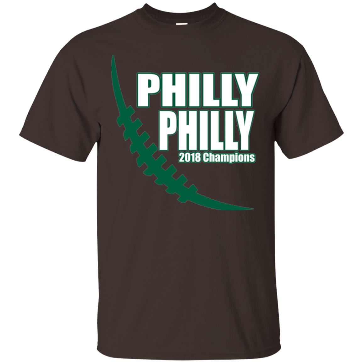 Football Lover T-shirt Philly Philly 2018 Championship Dark Chocolate