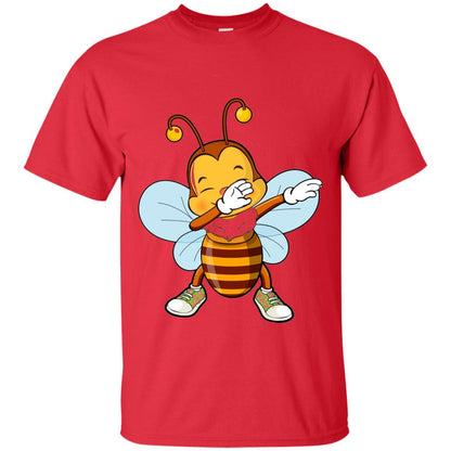 Dabbing Bee Dab Dancing Beekeeping Bee Lover T-shirt Red