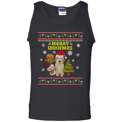 Merry Woofmas Dogs Lovers X-mas 2018 Gift Shirt Black