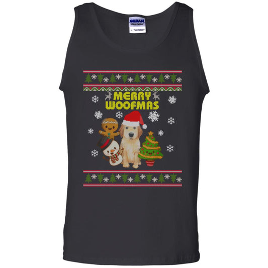 Merry Woofmas Dogs Lovers X-mas 2018 Gift Shirt Black