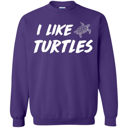 I Like Turtles T-shirt Purple