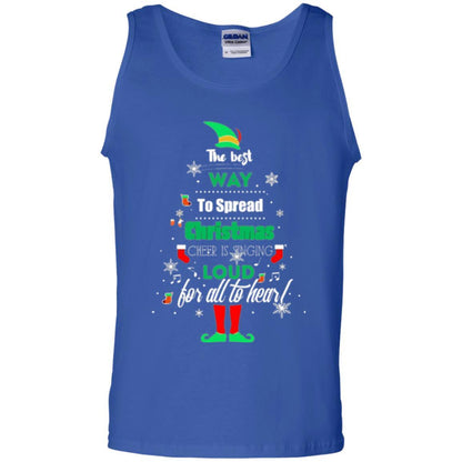 Elf Christmas T-shirt The Best Way To Spread Christmas Cheer Royal