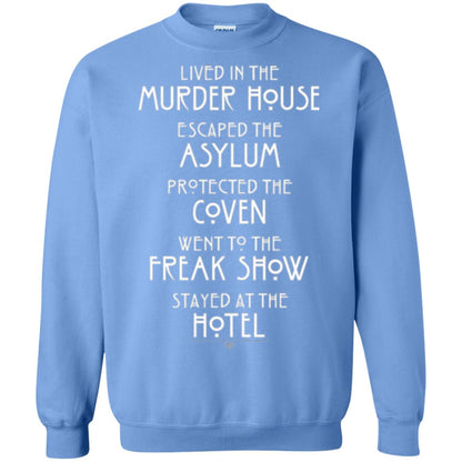 American Horror Story T-shirt Lived In The Murder House Carolina Blue