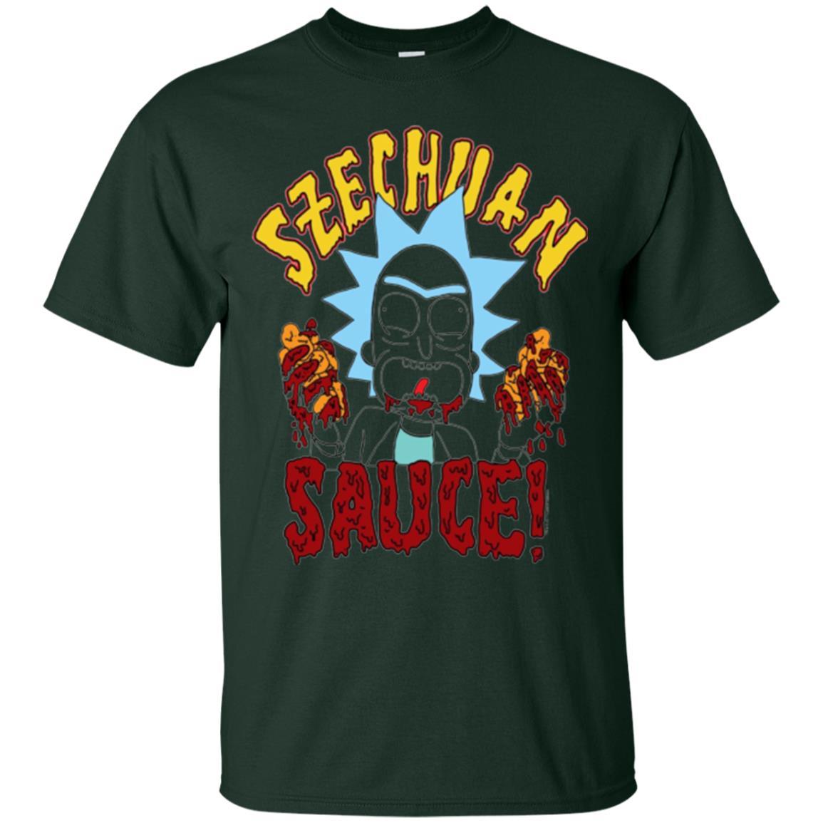 Film T-shirt Szechuan Sauce T-shirt Forest Green