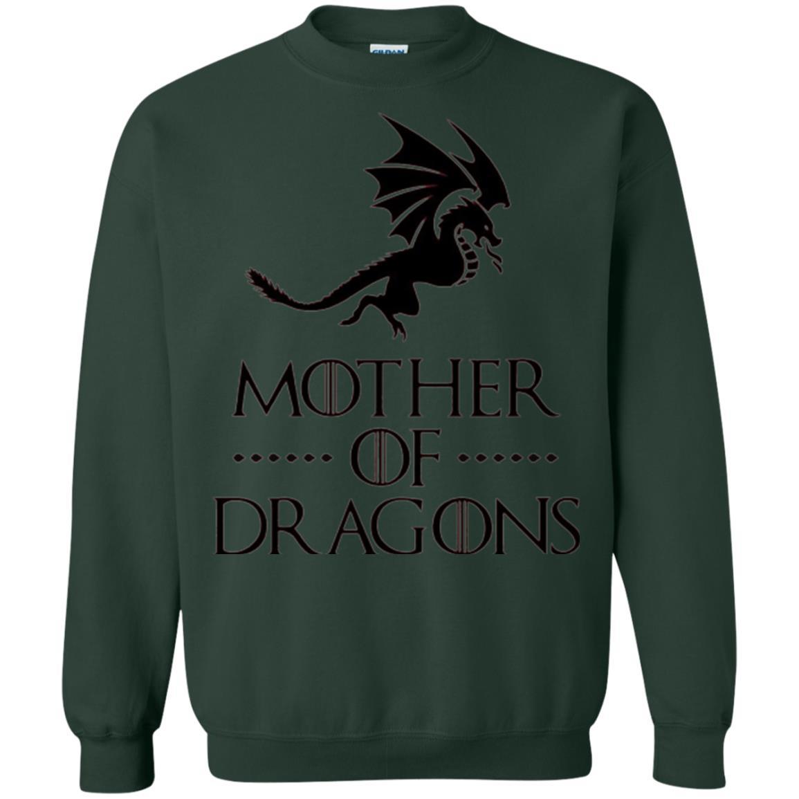 Throne Dragon T-shirt Mother Of Dragons Game Forest Green