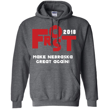 Frost 2018 Make Nebraska Great Again T-shirt Dark Heather