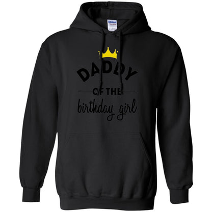 Daddy Of The Birthday Girl Party T-shirt Black