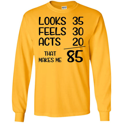 Funny 1933 85 Years Old 85th Birthday T-shirt Gold