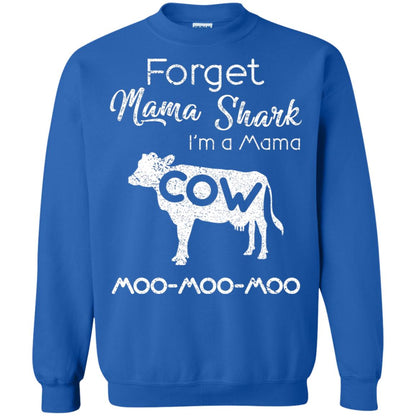 Forget Mama Shark I'm A Mama Cow Shirt Royal