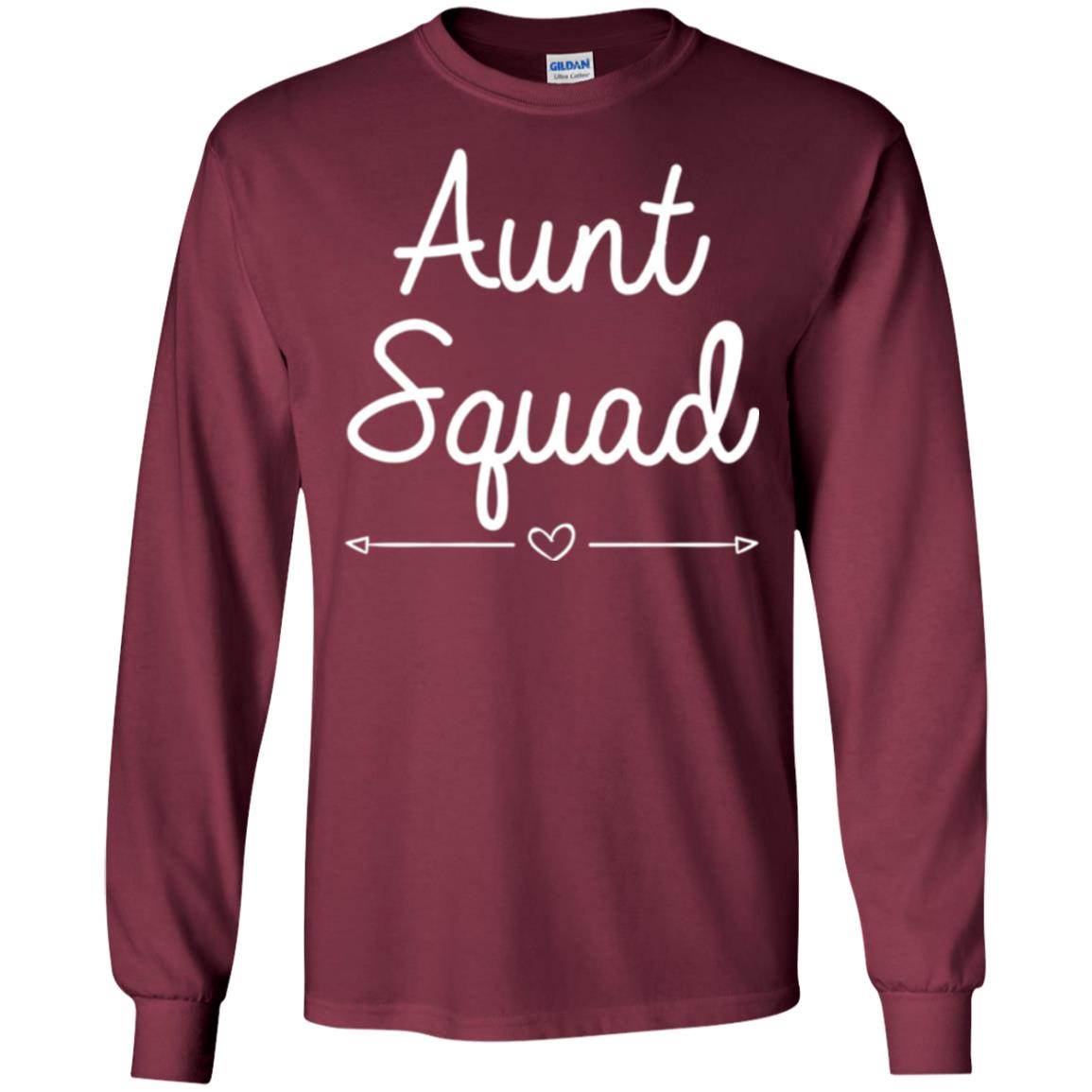 Aunt T-shirt Squad Maroon