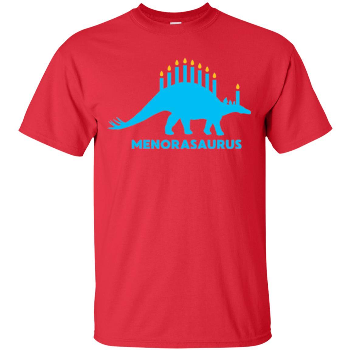 Dinosaur T-shirt Menorasaurus Red