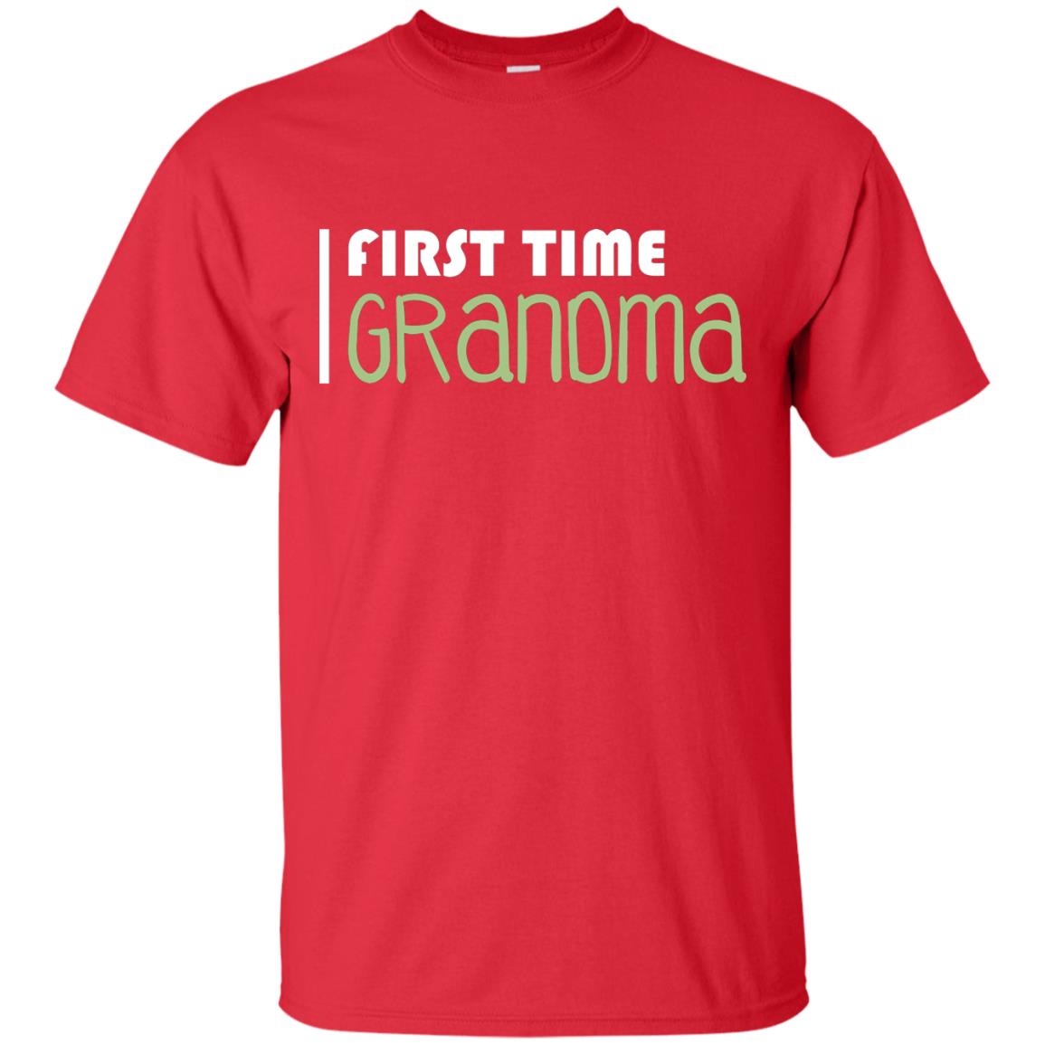First Time Grandma Shirt Red