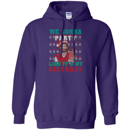 Brithday T-shirt We Gonna Party Like It's My Birthday Purple