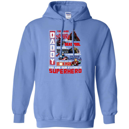 Daddy You Are As Powerful As Doctor Strange You Are Our Favorite Superhero Shirt Carolina Blue