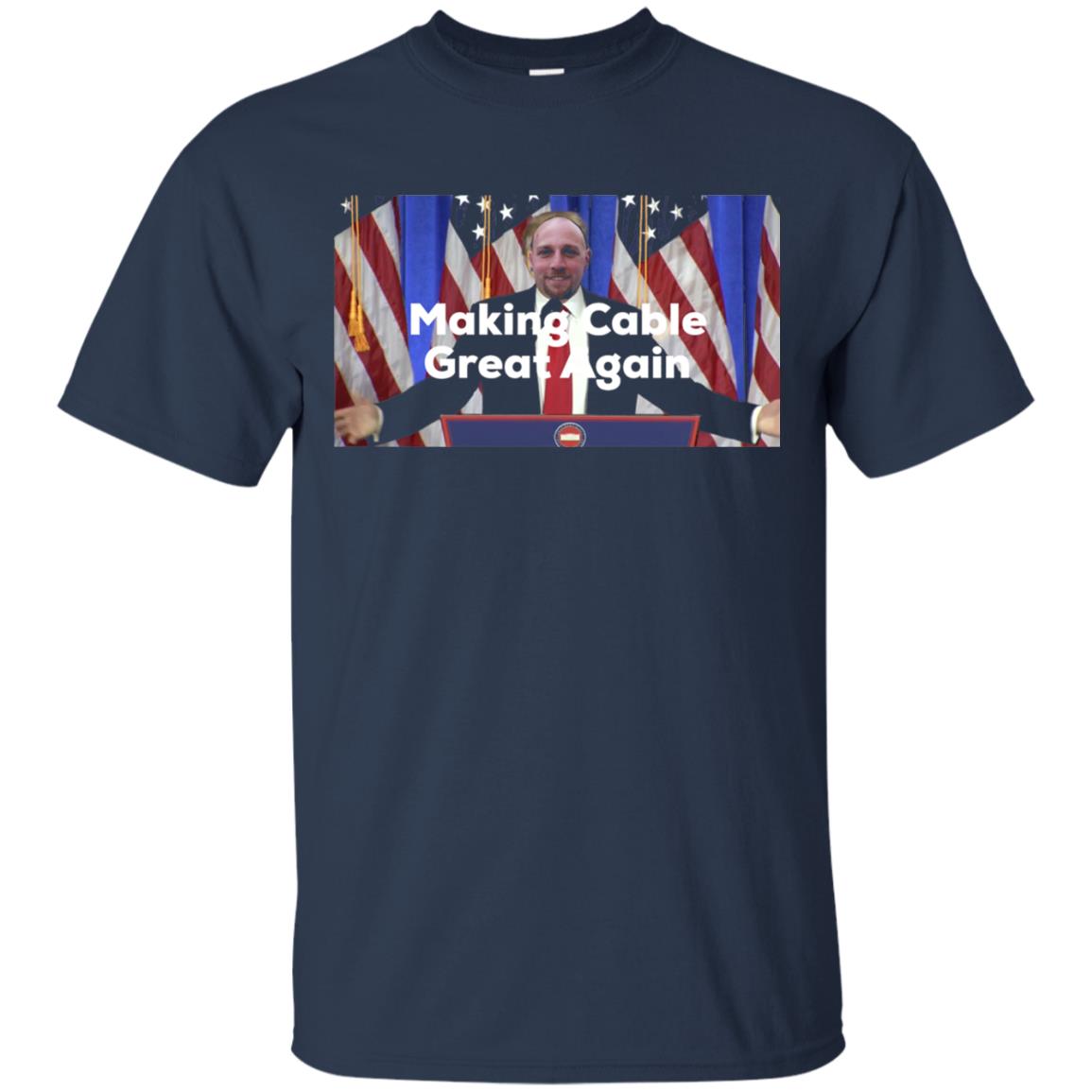 Makeing Cable Great Again T-shirt Navy