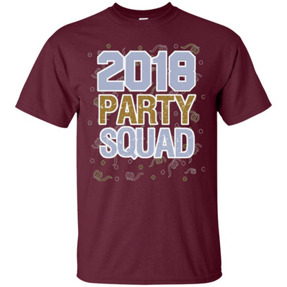 New Years Eve 2018 T-shirt Party Squad Maroon