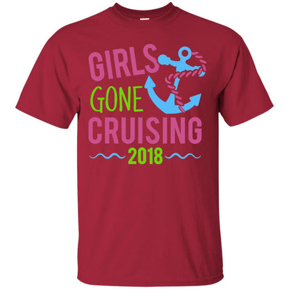Girls Gone Cruising Girls Trip Cruise T-shirt Cardinal