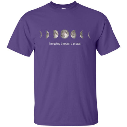 Astronomy T-shirt I_m Going Through A Phase Purple