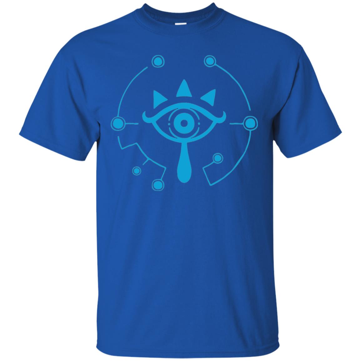 Nintendo Zelda Breath Of The Wild Sheikah Eye Logo T-shirt Royal