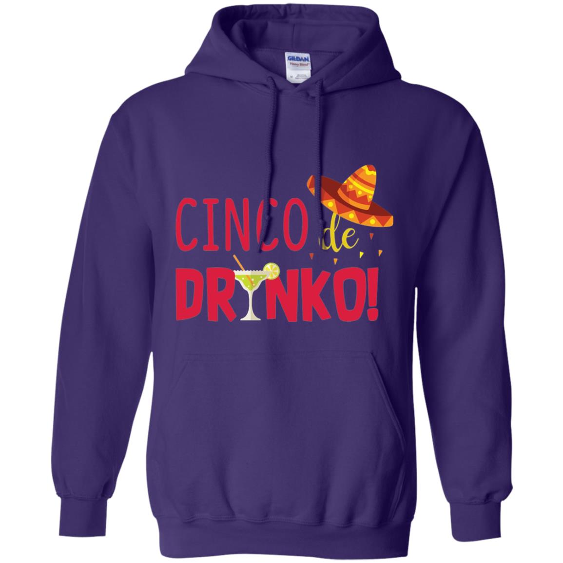 Cinco De Drinko Cinco Mayo 2018 Drinking T-shirt Purple