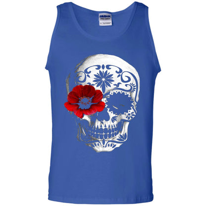 Day Of The Dead Sugar Skull Cinco De Mayo Shirt Royal