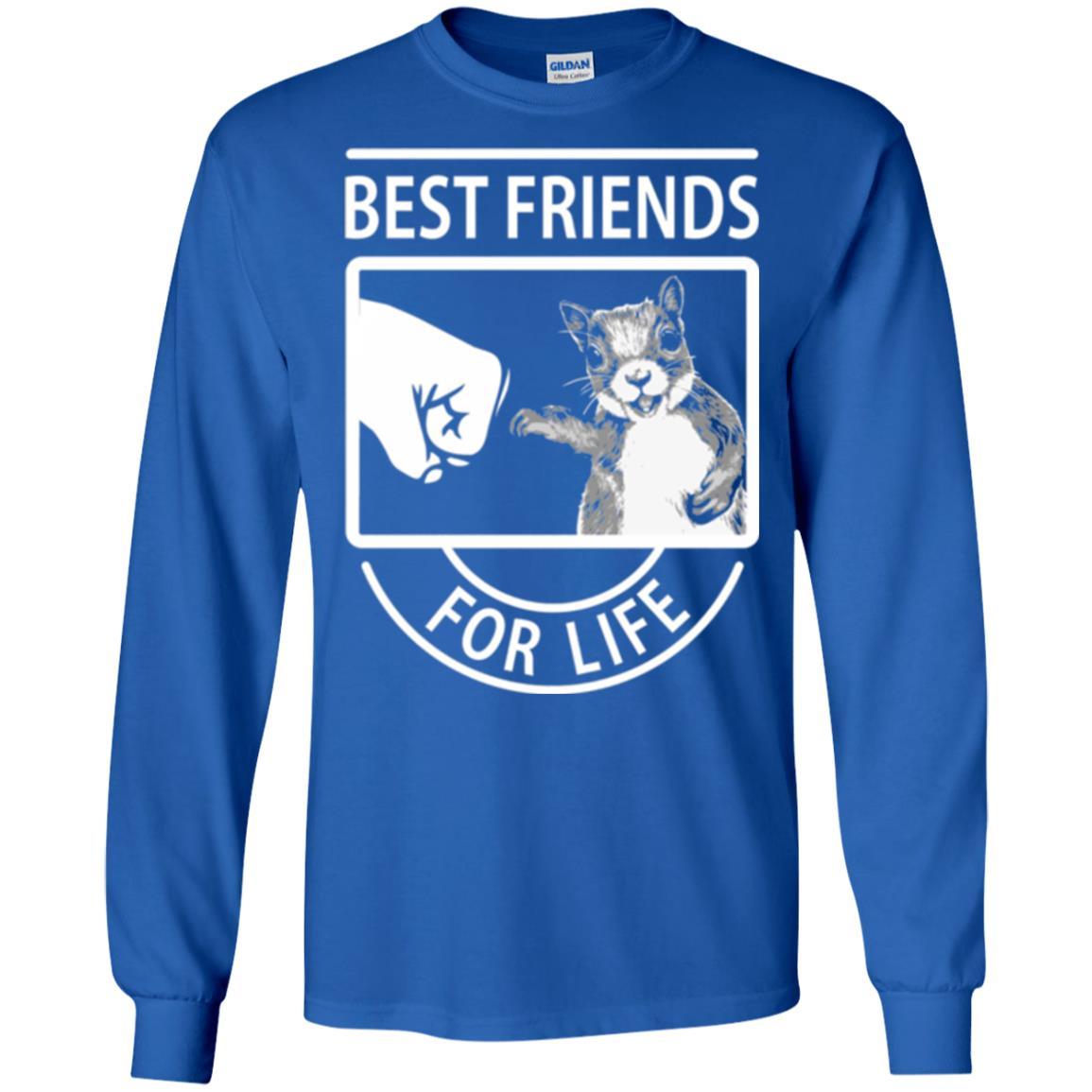 Squirrel T-shirt Best Friend For Life T-shirt Royal