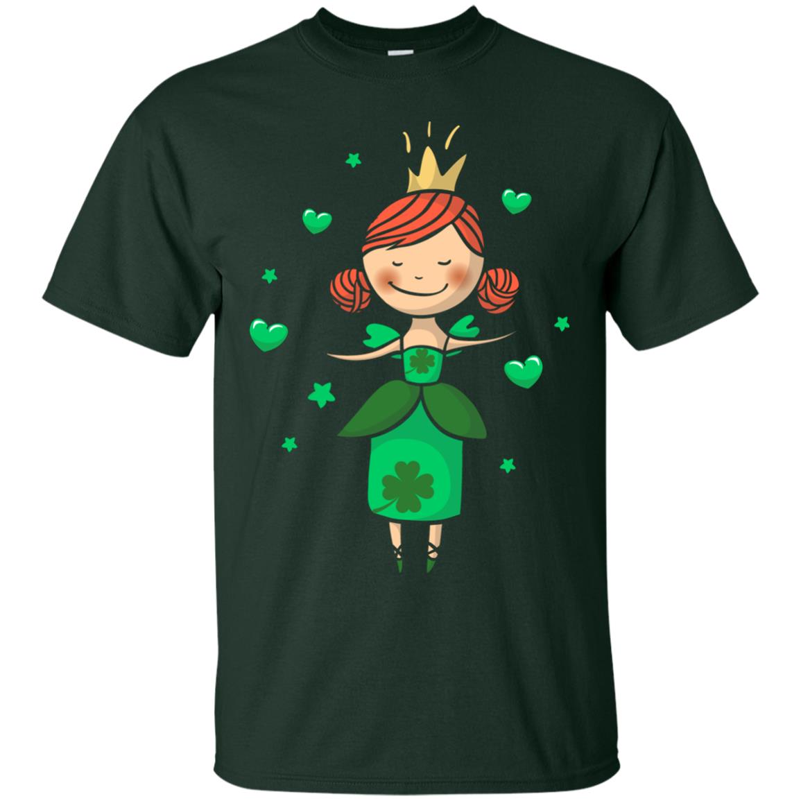 Irish Princess St. Patricks Day Gift Shirt For Girls Forest
