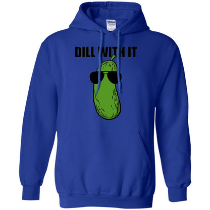 Funny Pickle T-shirt Dill With It Royal