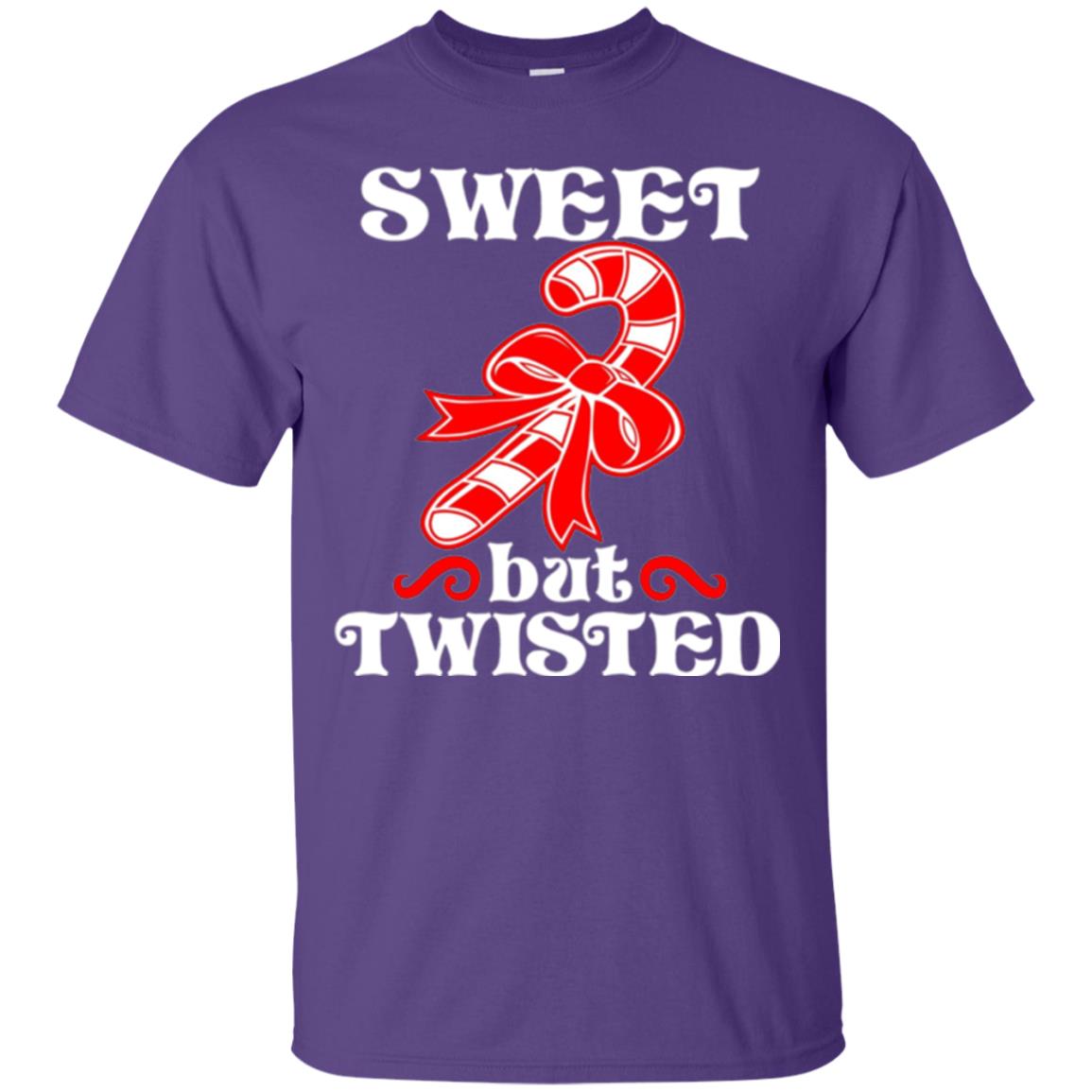 Sweet But Twisted Christmas T-shirt Purple