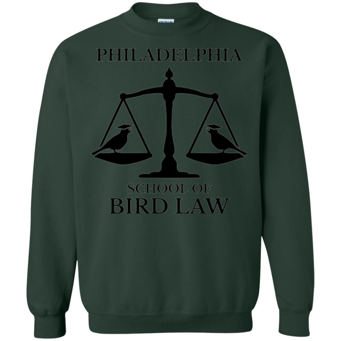 Lawyers T-shirt Philadelphia School Of Bird Law Forest Green